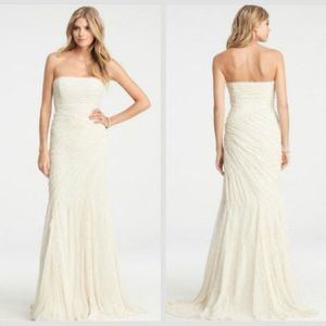 NWT Ann Taylor Jasmine Strapless Lace Wedding Gown